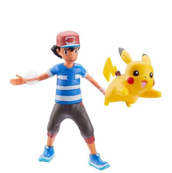 Pokemon Ash & Pikachu Battle Feature Figurine 4 Pokemon Ash & Pikachu Battle Feature Figurine - Image 2