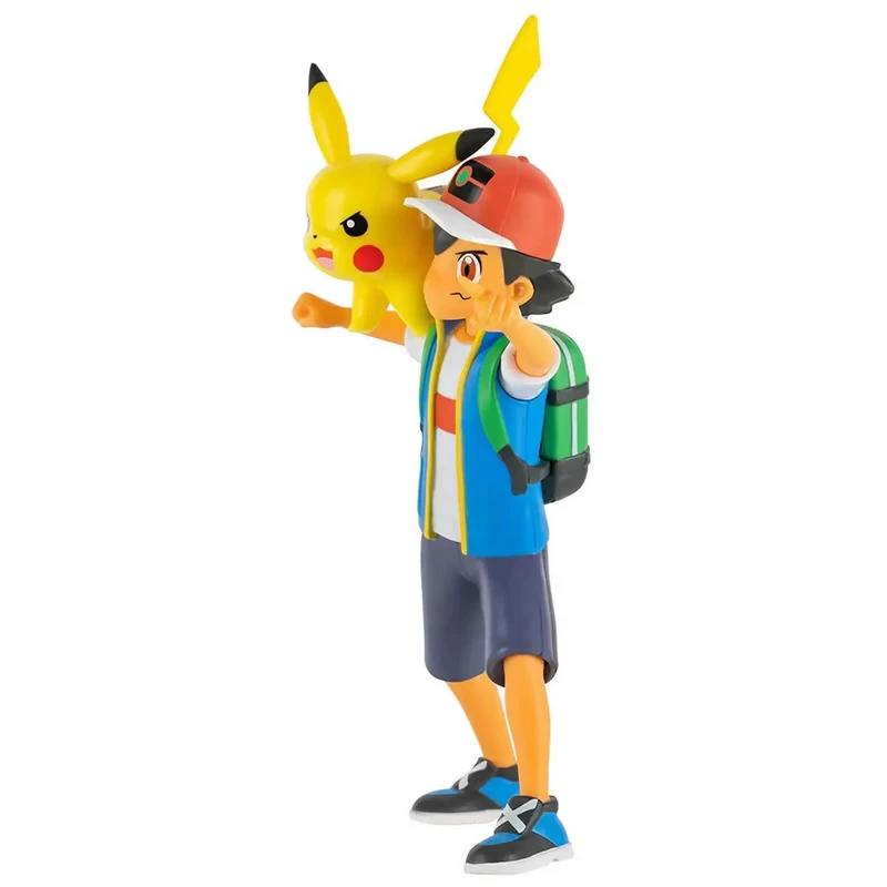 Pokemon Ash & Pikachu Battle Feature Figurine 6 Pokemon Ash & Pikachu Battle Feature Figurine - Image 4