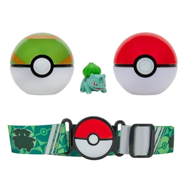 Pokemon Bulbasaur Clip 'N' Go Poke Ball Belt Playset 4 Pokemon Bulbasaur Clip 'N' Go Poke Ball Belt Playset - Image 2