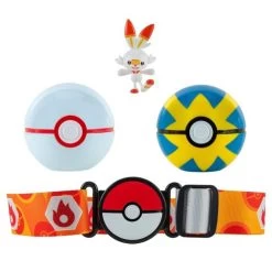 Pokemon Scorbunny Clip 'N' Go Poke Ball Belt Playset -Toy Sale Shop BIG00012SCORBUNNY 1