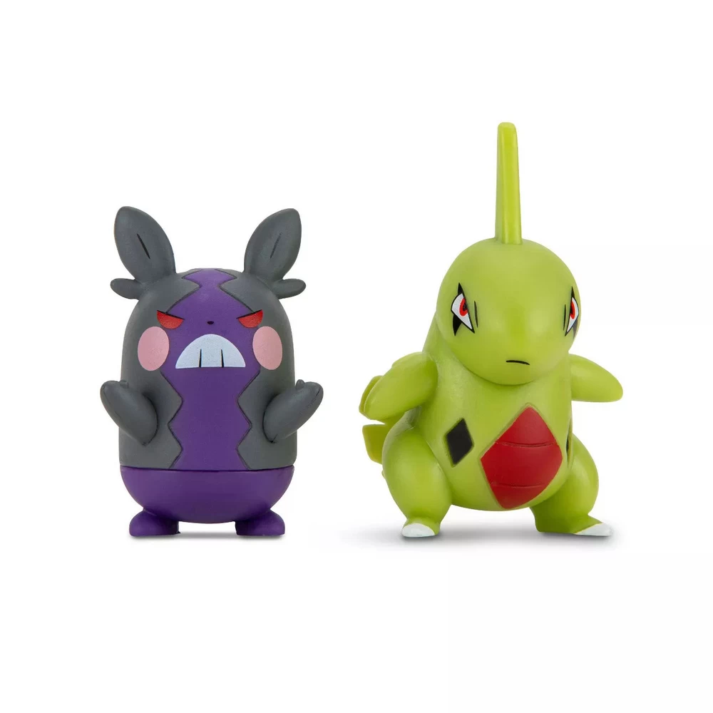 Pokemon Larvitar & Morpeko (Hangry Mode) Battle Figurine Pack 4 Pokemon Larvitar & Morpeko (Hangry Mode) Battle Figurine Pack - Image 2