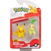Pokemon Pikachu & Chikorita Battle Figure Pack Small -Toy Sale Shop BIG00027PC