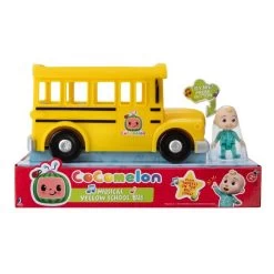 Cocomelon Musical School Bus Toy Yellow