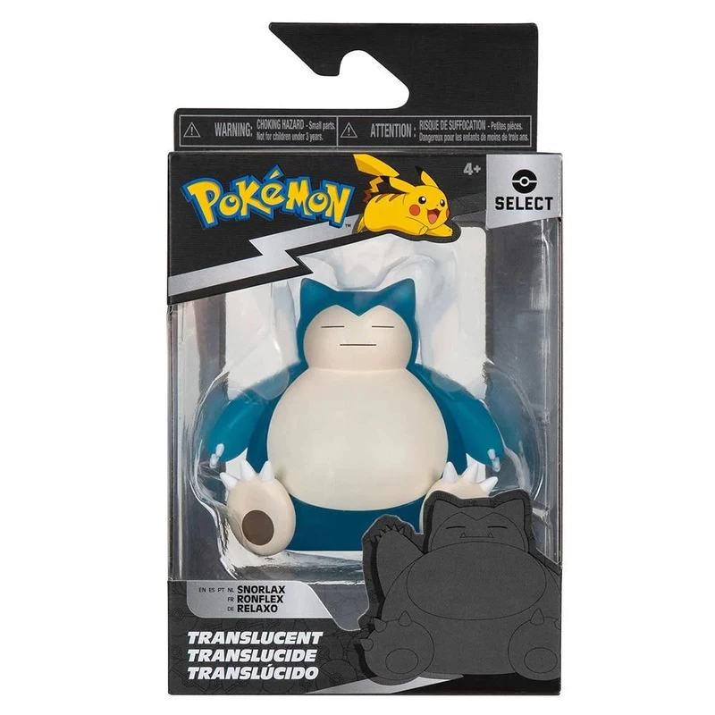 Pokemon Select Snorlax Translucent Battle Figurine 10cm 3 Pokemon Select Snorlax Translucent Battle Figurine 10cm