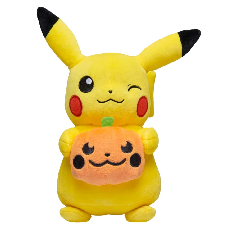 Pokemon Pikachu With Pumpkin Seasonal Halloween Plush Toy 20cm 3 Pokemon Pikachu With Pumpkin Seasonal Halloween Plush Toy 20cm