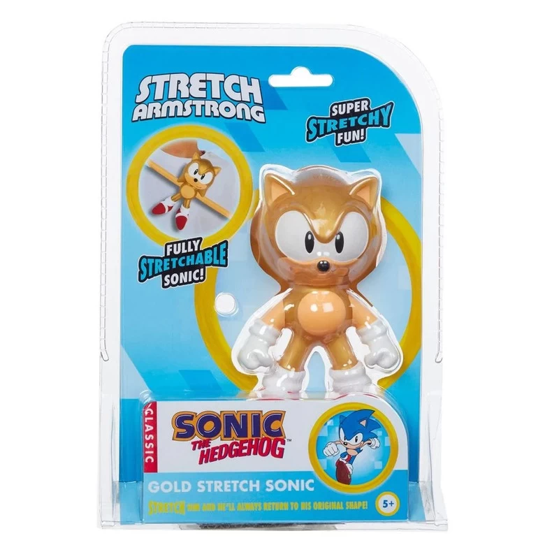 Stretch Mini Classic Gold Sonic The Hedgehog Figure 3 Stretch Mini Classic Gold Sonic The Hedgehog Figure