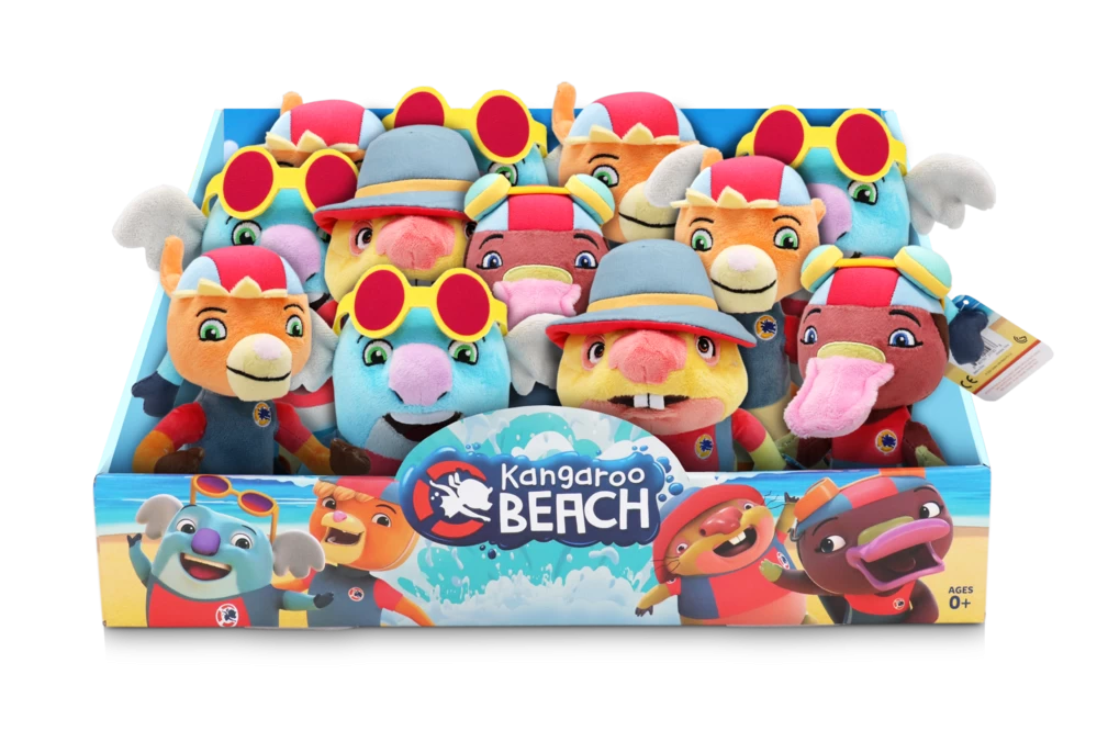 Kangaroo Beach Pounce Kangaroo Plush Toy Small 20cm 5 Kangaroo Beach Pounce Kangaroo Plush Toy Small 20cm - Image 3