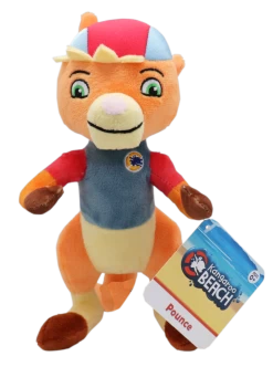 Kangaroo Beach Pounce Kangaroo Plush Toy Small 20cm 6 Kangaroo Beach Pounce Kangaroo Plush Toy Small 20cm -Toy Sale Shop HDS0131POUNCE