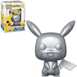 NINTENDO Funko Pop! Games Pokemon Pikachu Silver Metallic Vinyl Figure #353 -Toy Sale Shop IKO03914 2