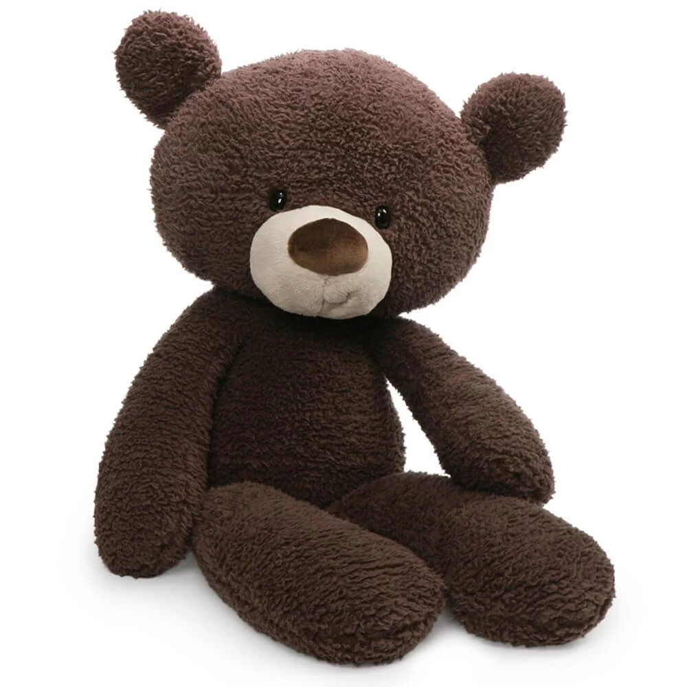 GUND Fuzzy Bear Plush Toy Extra Large 61cm Chocolate 3 GUND Fuzzy Bear Plush Toy Extra Large 61cm Chocolate