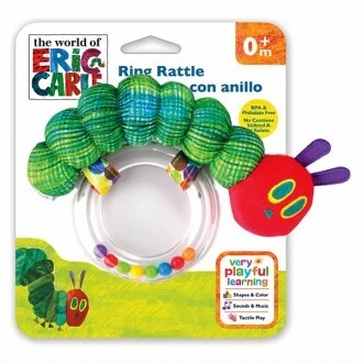 The Very Hungry Caterpillar Ring Rattle Toy 3 The Very Hungry Caterpillar Ring Rattle Toy