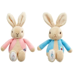 Beatrix Potter My First Peter & Flopsy Bean Plush Rattles 13cm Twin Pack