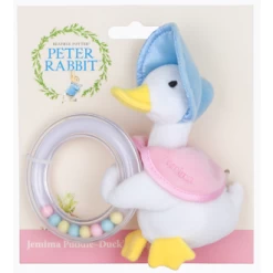 Beatrix Potter Peter Rabbit Jemima Puddle Duck Ring Rattle