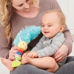 GUND Baby Tinkle Crinkle Caterpillar Play Together Toy Blue -Toy Sale Shop JAS0546 2