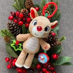 Rudolph The Red Nosed Reindeer Baby Activity Toy 25cm -Toy Sale Shop JAS0585 2