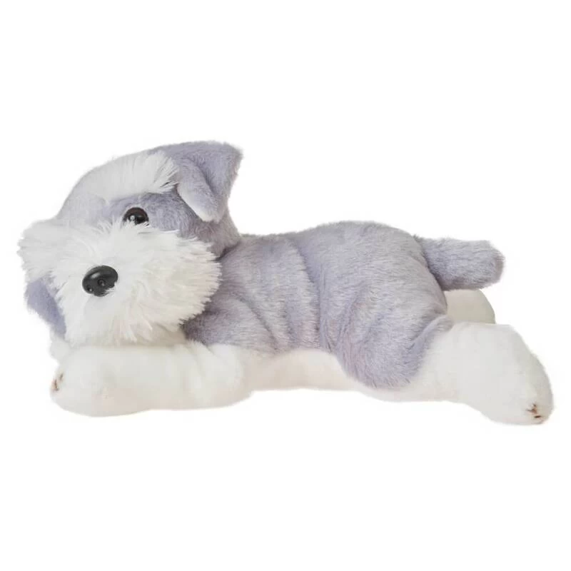 Cuddlimals Dog Stella Schnauzer Lying Plush Toy 25cm 4 Cuddlimals Dog Stella Schnauzer Lying Plush Toy 25cm - Image 2