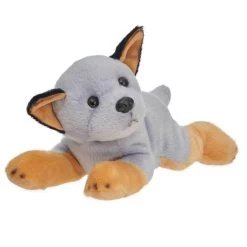 Cuddlimals Dog Milo Blue Heeler Lying Plush Toy 25cm -Toy Sale Shop JAS0828 1