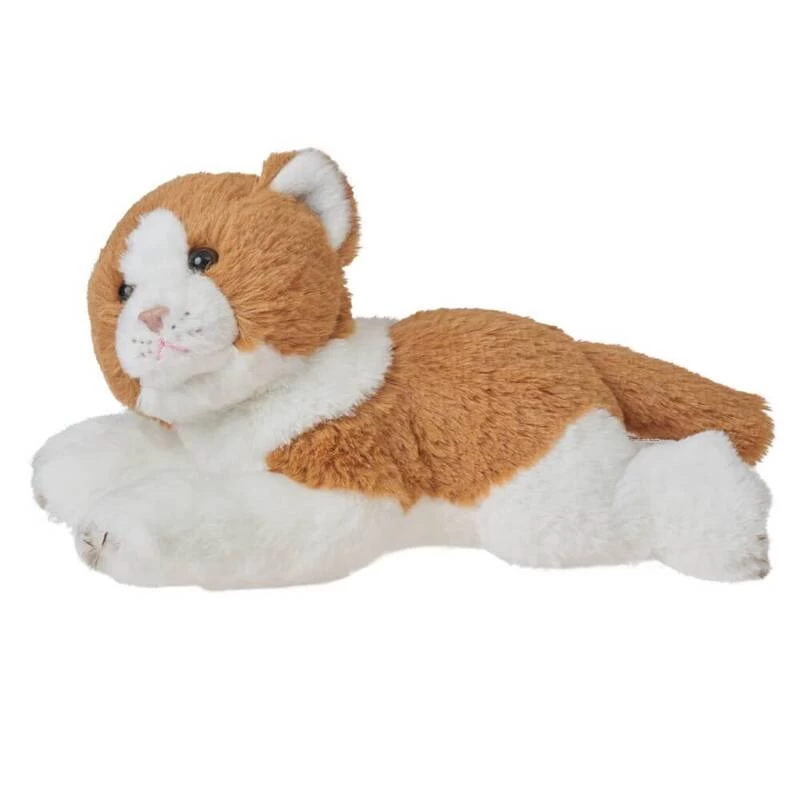 Cuddlimals Cat Leo Ginger Lying Plush Toy 25cm 4 Cuddlimals Cat Leo Ginger Lying Plush Toy 25cm - Image 2