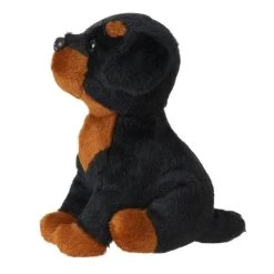 Cuddlimals Dog Dexter Rottweiler Seated Plush Toy 15cm -Toy Sale Shop JAS0835 1