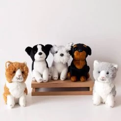 Cuddlimals Dog Tilly Border Collie Seated Plush Toy 15cm 7 Cuddlimals Dog Tilly Border Collie Seated Plush Toy 15cm -Toy Sale Shop JAS0838 2