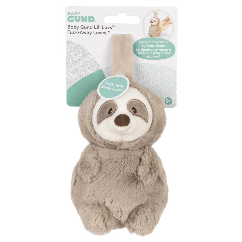 GUND Baby Lil' Luvs Tuck Away Lovey Sloth 3 In 1 Plush Comforter 4 GUND Baby Lil' Luvs Tuck Away Lovey Sloth 3 In 1 Plush Comforter - Image 2