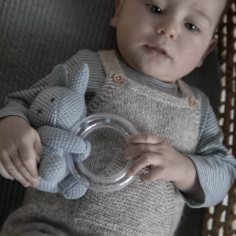 Miffy Knitted Green Ring Rattle 5 Miffy Knitted Green Ring Rattle - Image 3