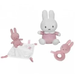 Miffy Ribbed Pink Baby Boxed Gift Set 3 Pack -Toy Sale Shop JAS2074 2