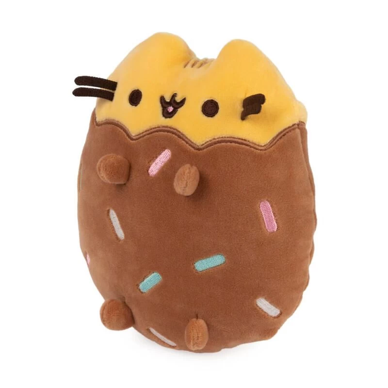 GUND Pusheen The Cat Chocolate Dipped Cookie Squisheen Plush Toy 15cm 5 GUND Pusheen The Cat Chocolate Dipped Cookie Squisheen Plush Toy 15cm - Image 3