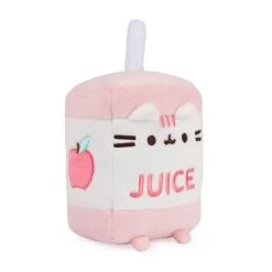 GUND Pusheen The Cat Sips Juice Box Plush Toy 15cm Pink -Toy Sale Shop JAS2188 1