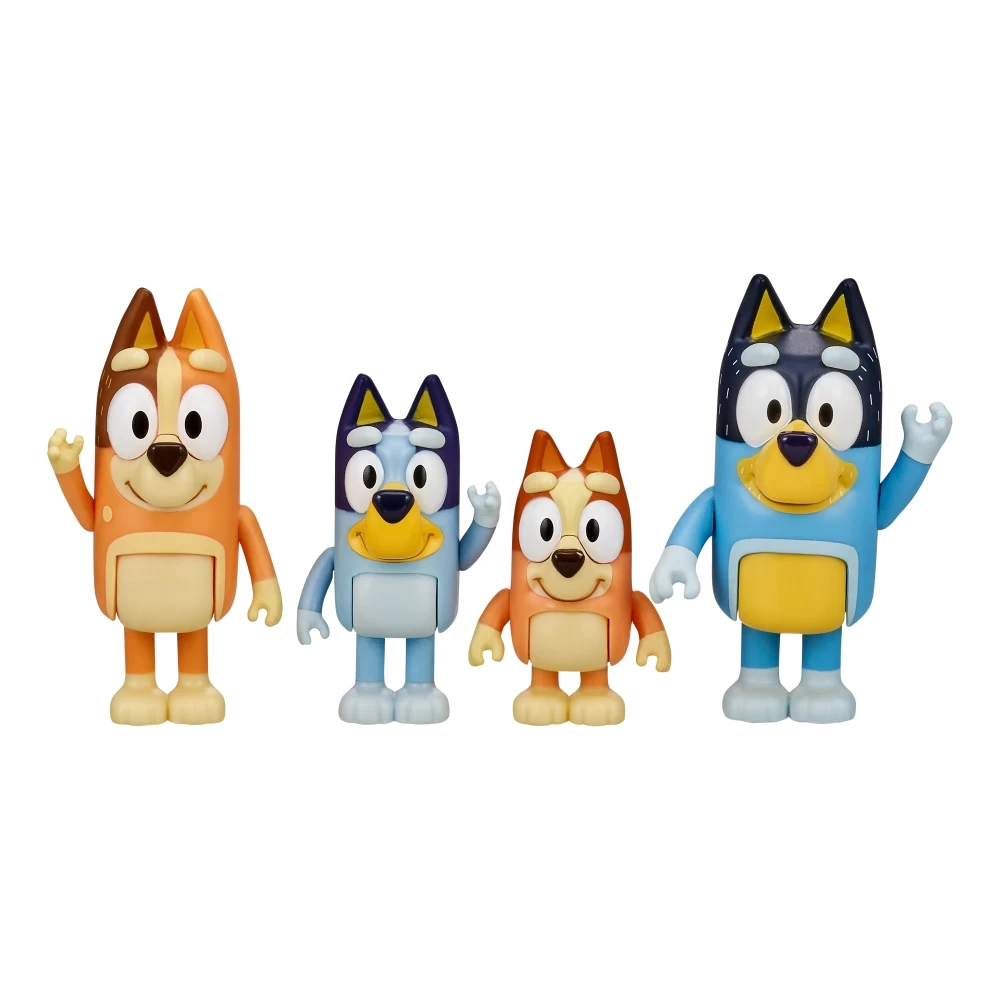 Bluey & Family Mini Figurines 4 Pack 7.5cm 4 Bluey & Family Mini Figurines 4 Pack 7.5cm - Image 2