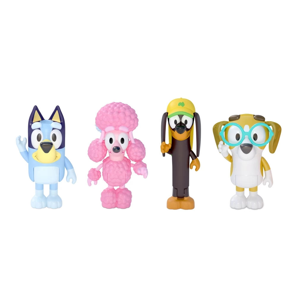 Bluey & Friends Mini Figurines 4 Pack 7.5cm 4 Bluey & Friends Mini Figurines 4 Pack 7.5cm - Image 2