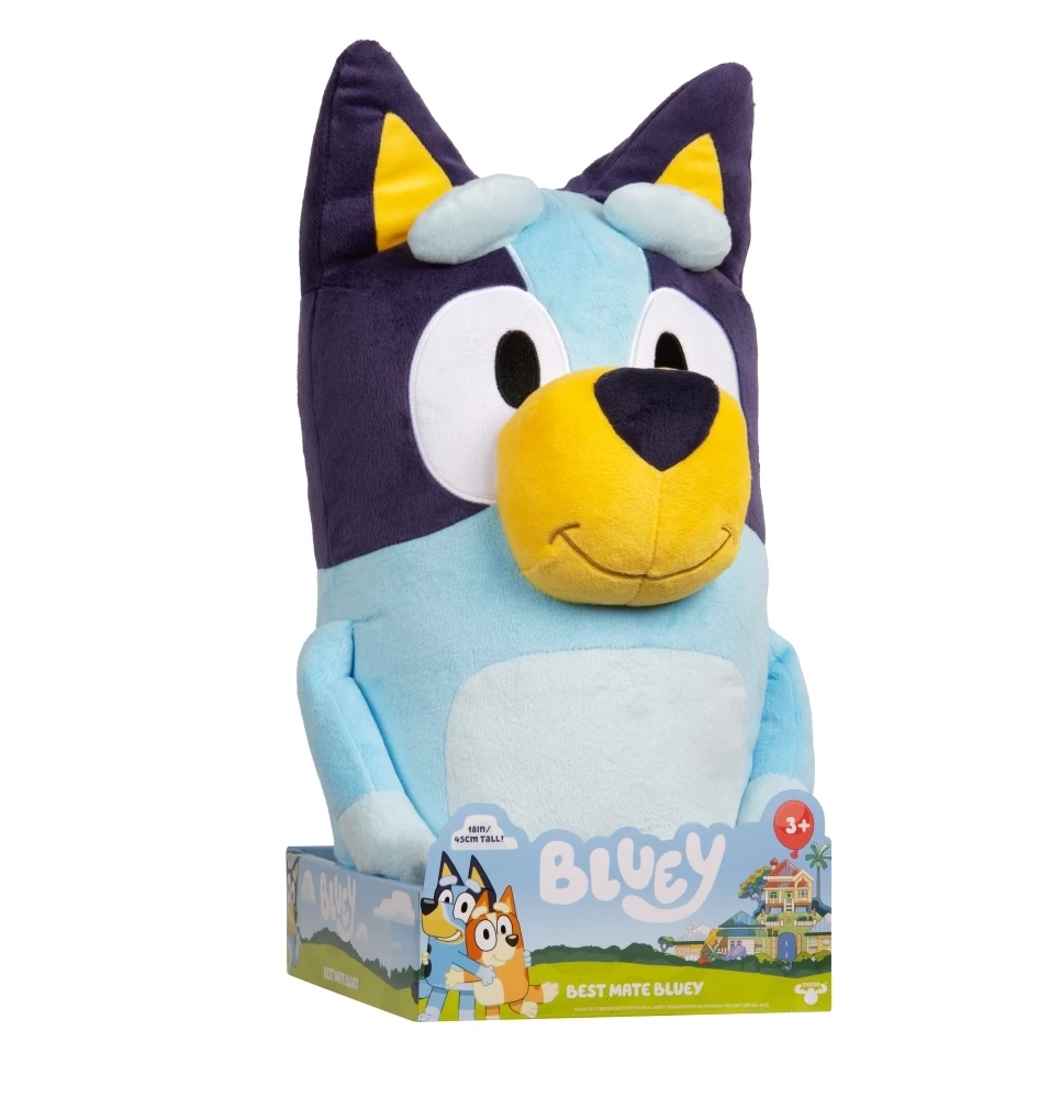 Bluey Best Mate Bluey Plush Toy Large 45cm 4 Bluey Best Mate Bluey Plush Toy Large 45cm - Image 2