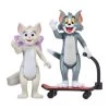 Tom & Jerry Skateboarding Tom & Toots Figures 7cm 2 Pack 2 Tom & Jerry Skateboarding Tom & Toots Figures 7cm 2 Pack -Toy Sale Shop MOO0056SKATE