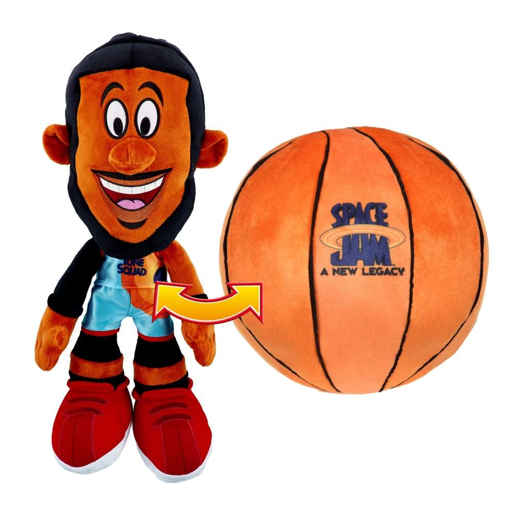 Space Jam Lebron James Transforming Hoop Pals Plush Toy 30cm 5 Space Jam Lebron James Transforming Hoop Pals Plush Toy 30cm - Image 3