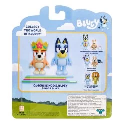 Bluey Queens Bluey & Bingo Figurines 2 Pack 9 Bluey Queens Bluey & Bingo Figurines 2 Pack -Toy Sale Shop MOO0127ROYAL 3