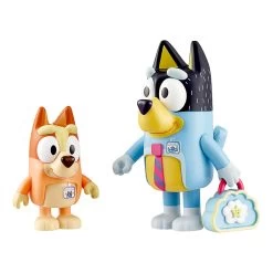 Bluey Work Bandit(Dad) & Bingo Figurines 2 Pack -Toy Sale Shop MOO0127WORK 2