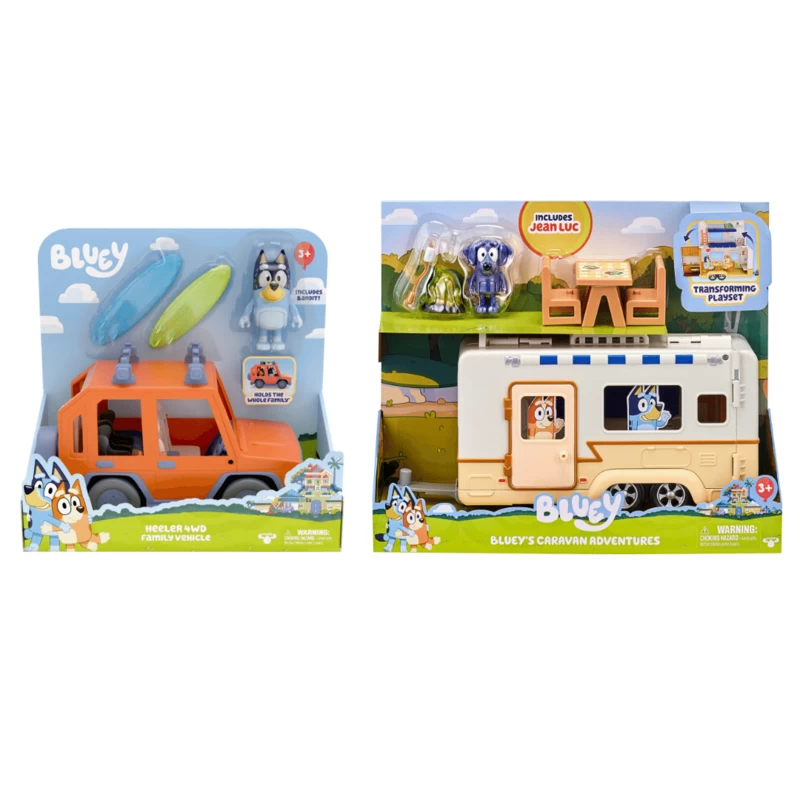 Bluey 4WD & Caravan Adventures Playset Bundle 4 Bluey 4WD & Caravan Adventures Playset Bundle - Image 2