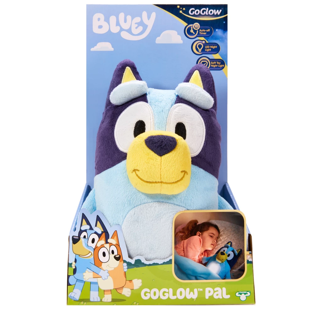 Bluey GoGlow Kids Light Up Bedtime Pal Soft Toy 3 Bluey GoGlow Kids Light Up Bedtime Pal Soft Toy