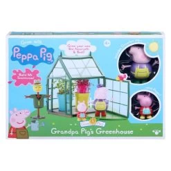 Peppa Pig Grow & Play Grandpa Pig's Greenhouse With Red Amaranth & Basil Seeds