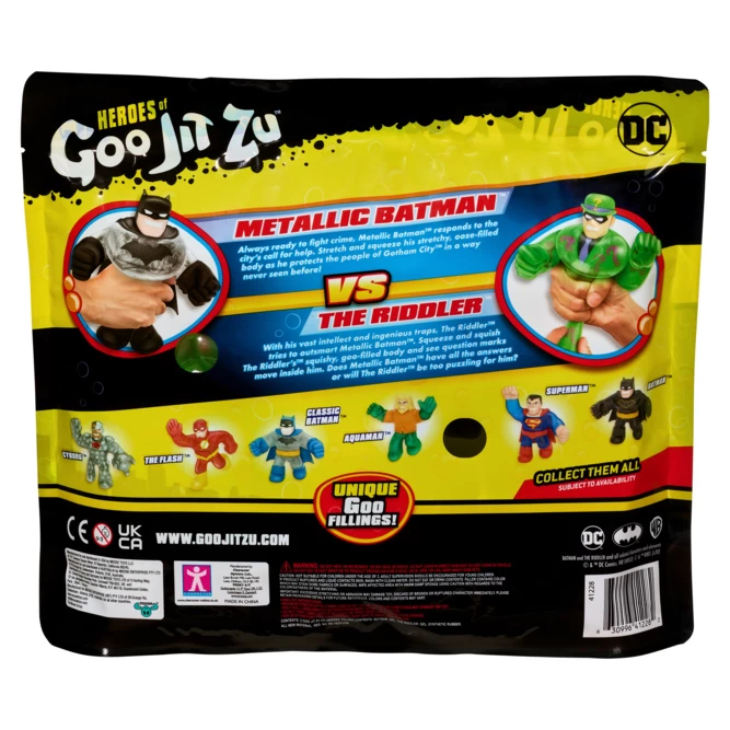 DC COMICS Heroes Of Goo Jit Zu DC Metallic Batman Vs The Riddler Pack Series 2 6 DC COMICS Heroes Of Goo Jit Zu DC Metallic Batman Vs The Riddler Pack Series 2 - Image 4