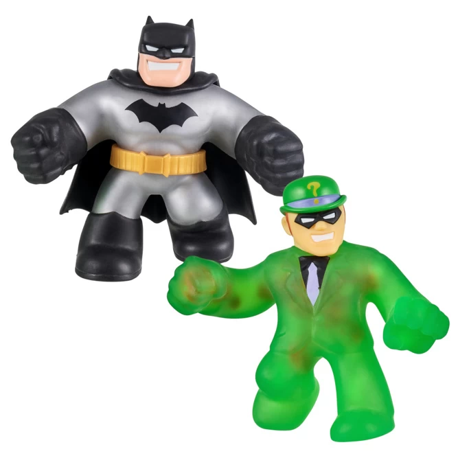 DC COMICS Heroes Of Goo Jit Zu DC Metallic Batman Vs The Riddler Pack Series 2 3 DC COMICS Heroes Of Goo Jit Zu DC Metallic Batman Vs The Riddler Pack Series 2