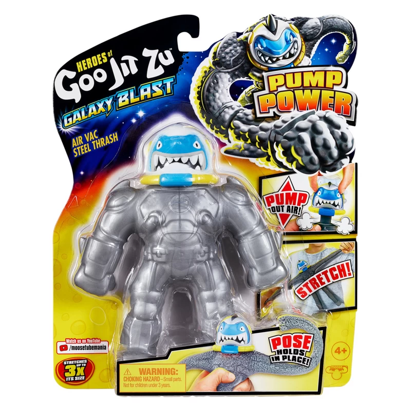 Heroes Of Goo Jit Zu Galaxy Blast Air Vac Steel Thrash Hero Pack Series 6 7 Heroes Of Goo Jit Zu Galaxy Blast Air Vac Steel Thrash Hero Pack Series 6 - Image 5