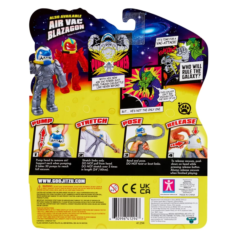 Heroes Of Goo Jit Zu Galaxy Blast Air Vac Steel Thrash Hero Pack Series 6 8 Heroes Of Goo Jit Zu Galaxy Blast Air Vac Steel Thrash Hero Pack Series 6 - Image 6