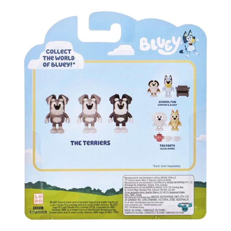 Bluey School Friends The Terriers Figurines 3 Pack 6 Bluey School Friends The Terriers Figurines 3 Pack - Image 4