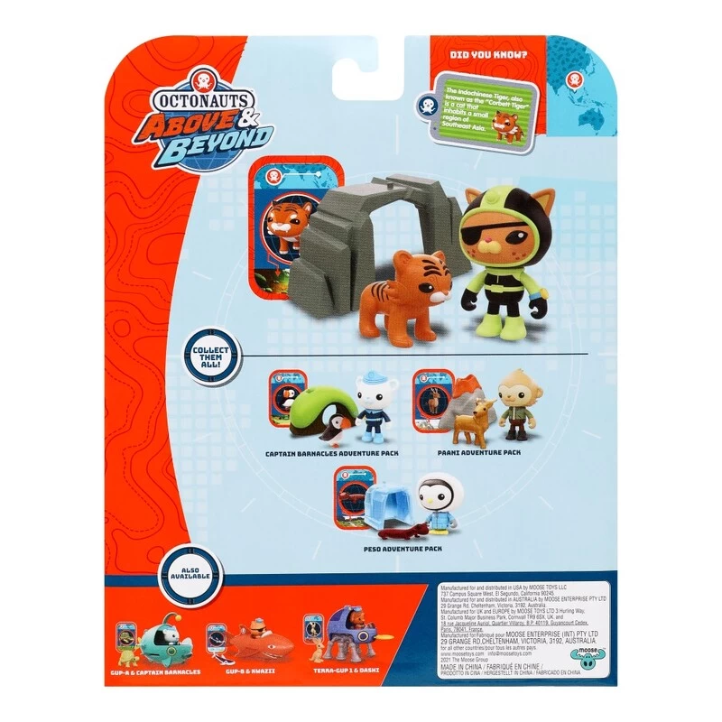 Octonauts Kwazii Deluxe Figures Adventure Pack 6 Octonauts Kwazii Deluxe Figures Adventure Pack - Image 4