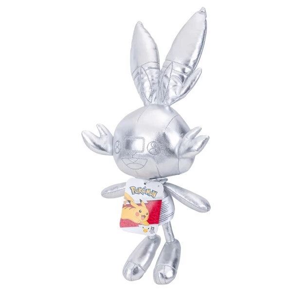 Pokemon Select Scorbunny Plush Toy 20cm Silver 25th Anniversary 3 Pokemon Select Scorbunny Plush Toy 20cm Silver 25th Anniversary