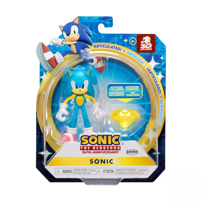 Sonic The Hedgehog Modern Sonic With Chaos Emerald Figure 10cm 3 Sonic The Hedgehog Modern Sonic With Chaos Emerald Figure 10cm