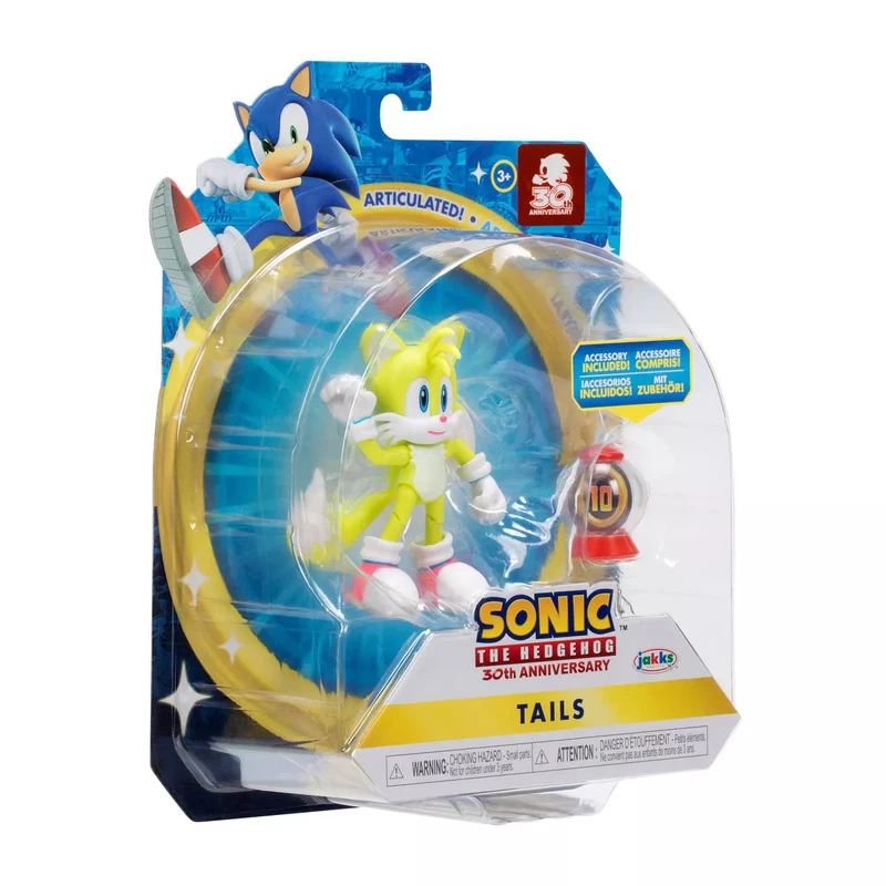 Sonic The Hedgehog Tails With Super Ring Figure 10cm 3 Sonic The Hedgehog Tails With Super Ring Figure 10cm