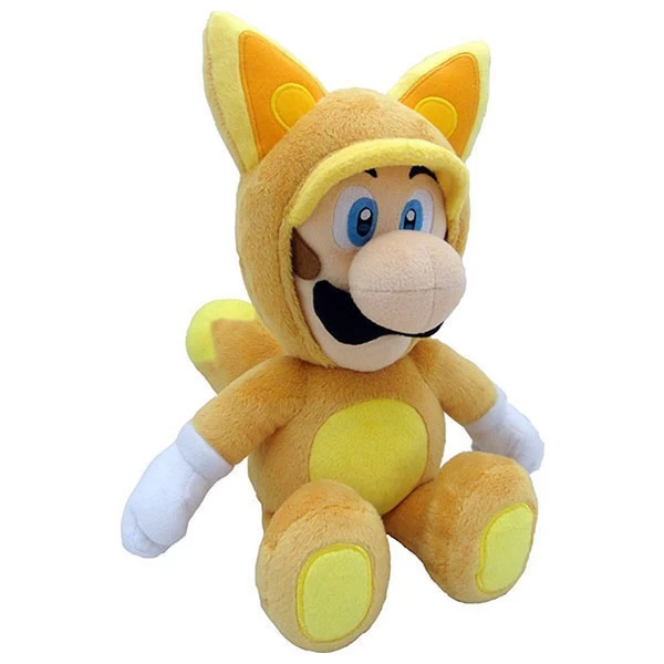 Nintendo Super Mario Luigi Kitsune Plush Toy 25cm 3 Nintendo Super Mario Luigi Kitsune Plush Toy 25cm